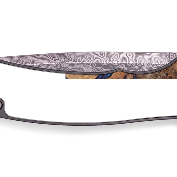 EDC Wood+Resin Pocket Knife - Campbell (Artist Pick, 617938)