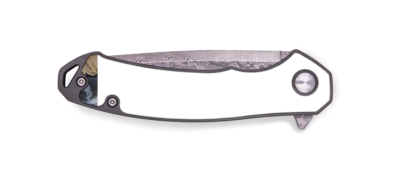 EDC Wood+Resin Pocket Knife - Andrea (Gunmetal, 418309)