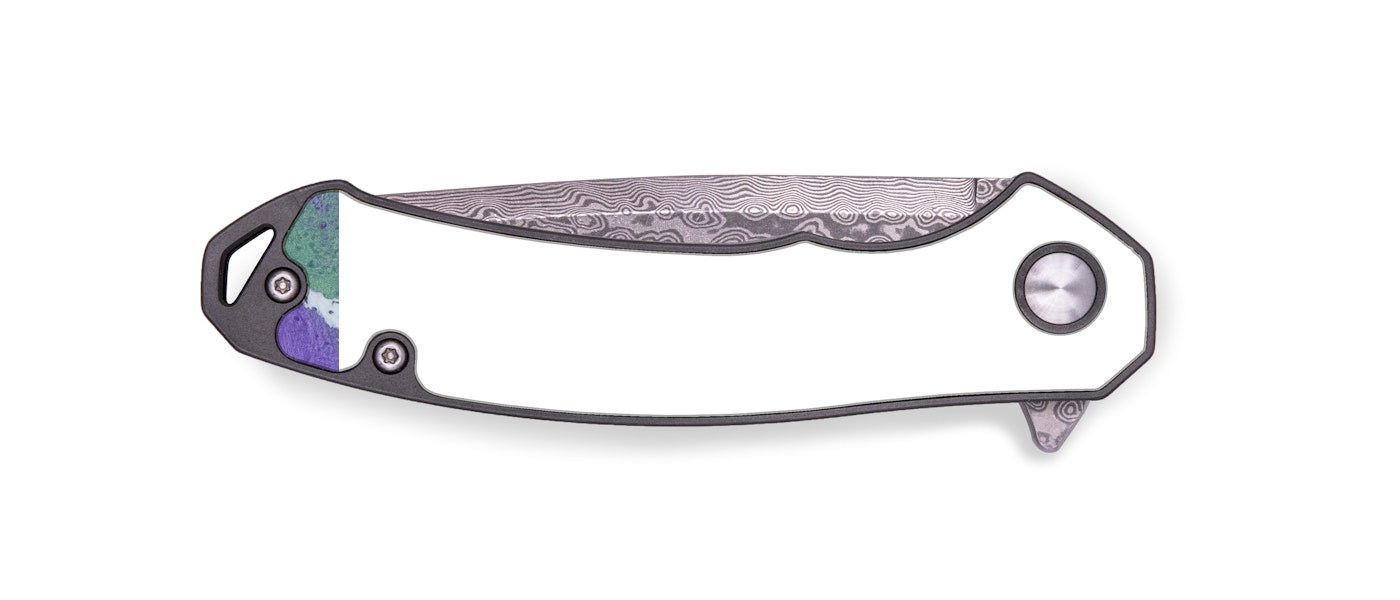 EDC Wood+Resin Pocket Knife - Gunfer (Purple, 422159)