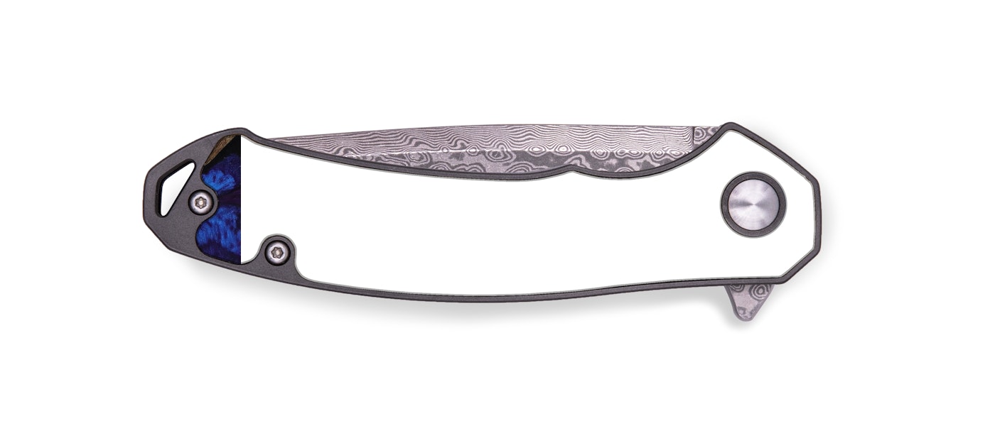 EDC Wood+Resin Pocket Knife - Mufi (Purple, 422637)