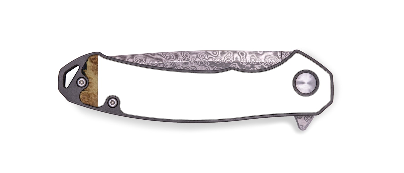 EDC Wood+Resin Pocket Knife - Nikkie (Purple, 424142)