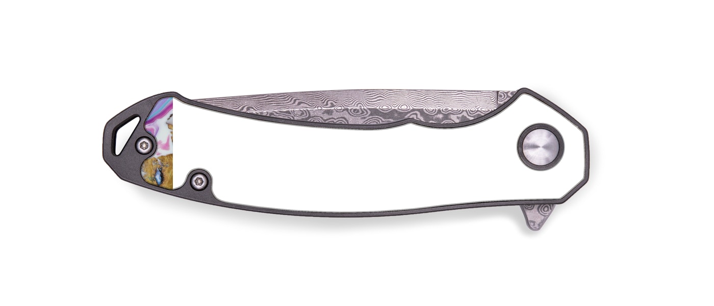 EDC Wood+Resin Pocket Knife - Marji (Purple, 430932)