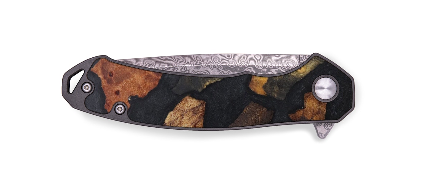 EDC Wood+Resin Pocket Knife - Karilynn (Mosaic, 601305)