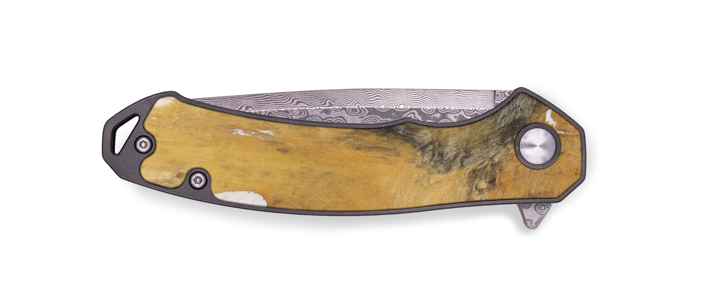  EDC Burl Wood Pocket Knife - Cassandre (Buckeye Burl, 602130)