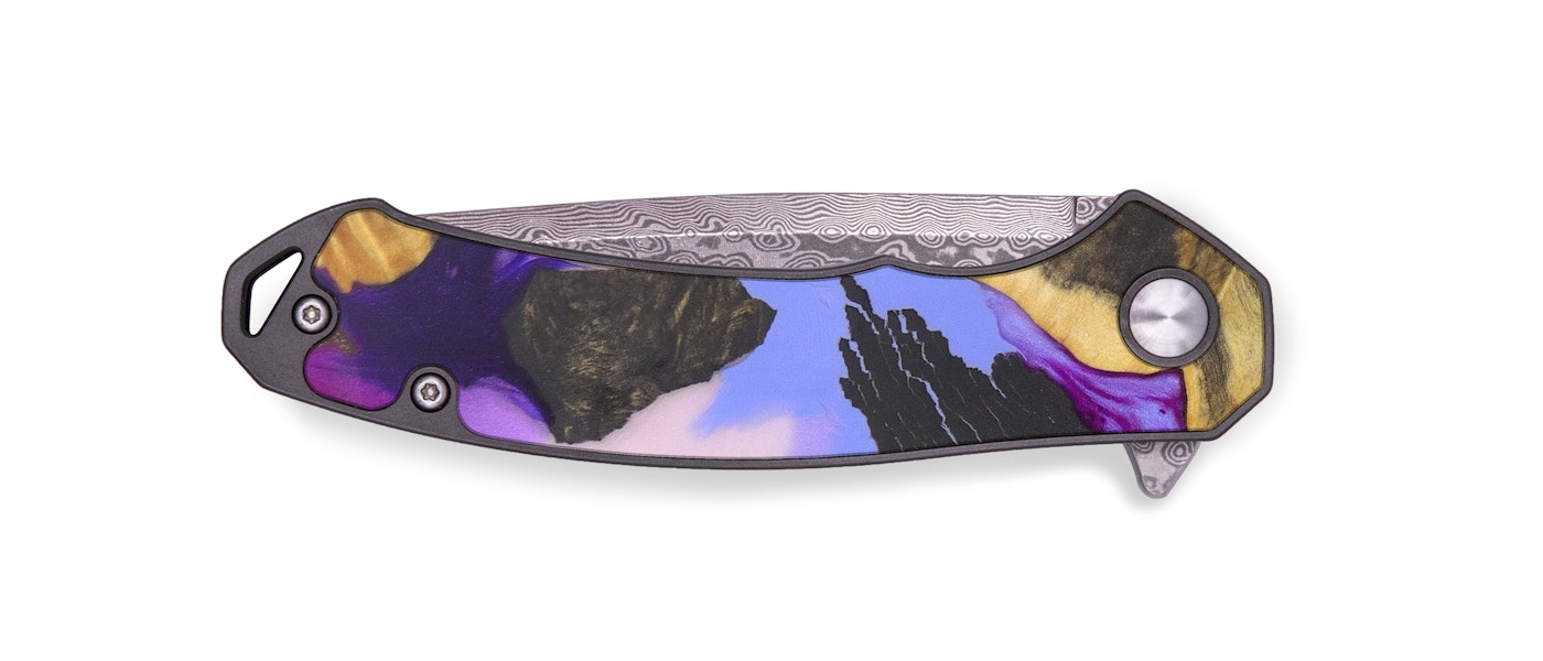 EDC Wood+Resin Pocket Knife - Deane (Mosaic, 604996)