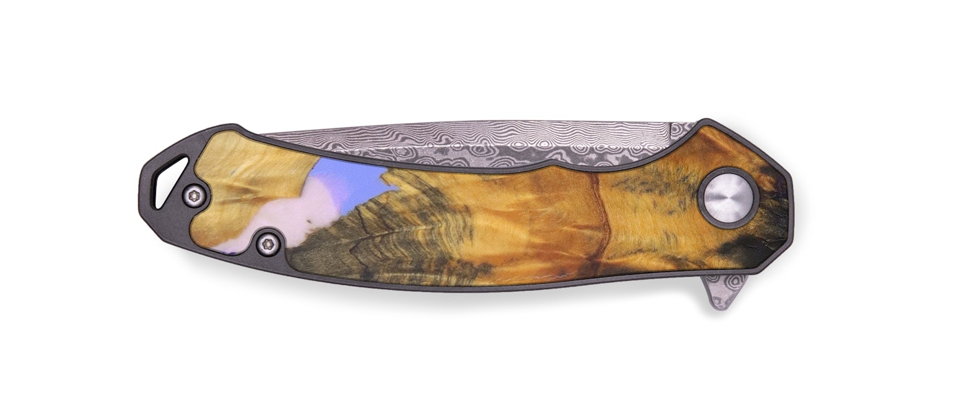 EDC Wood+Resin Pocket Knife - Malik (Mosaic, 604997)