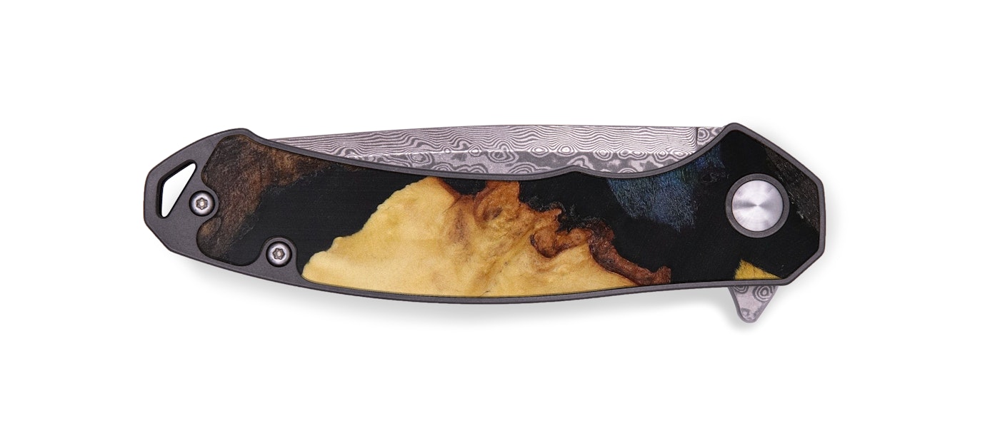 EDC Wood+Resin Pocket Knife - Arun (Mosaic, 605138)
