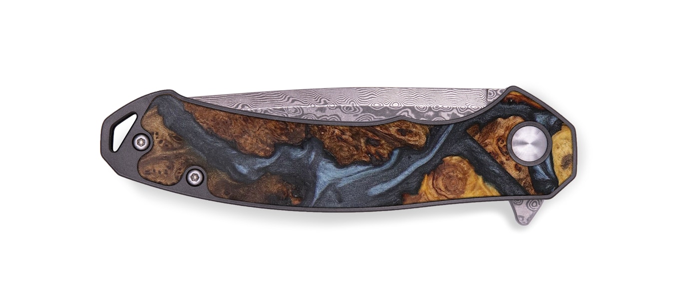 EDC Wood+Resin Pocket Knife - Vyza (Mosaic, 605146)
