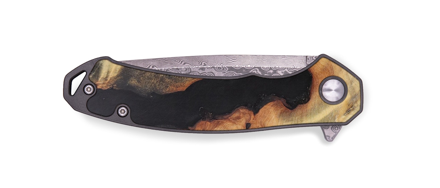 EDC Burl Wood Pocket Knife - Tommie (Buckeye Burl, 605159)
