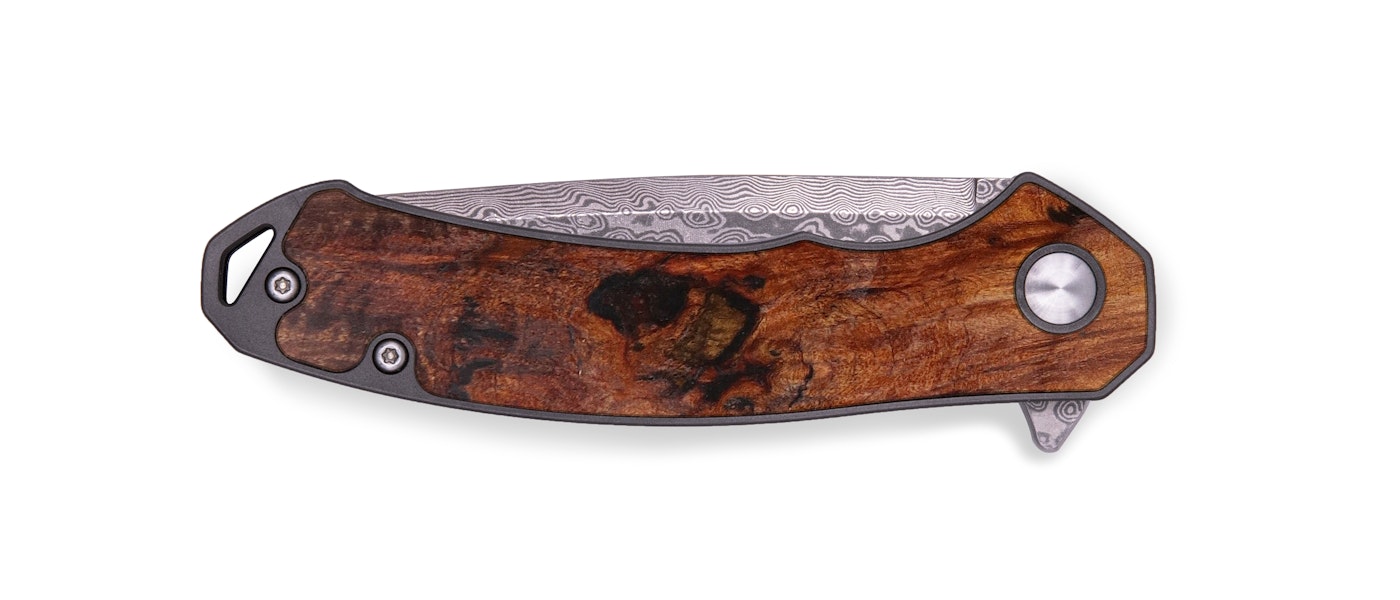 EDC Burl Wood Pocket Knife - Hazel (Maple Burl, 605170)