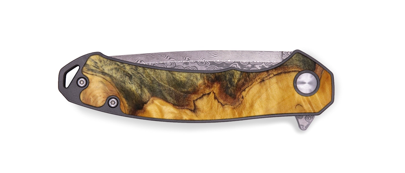 EDC Burl Wood Pocket Knife - Clarke (Buckeye Burl, 605179)
