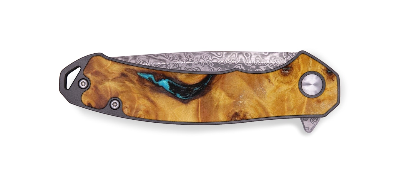 EDC Burl Wood Pocket Knife - Fahim (Buckeye Burl, 605180)