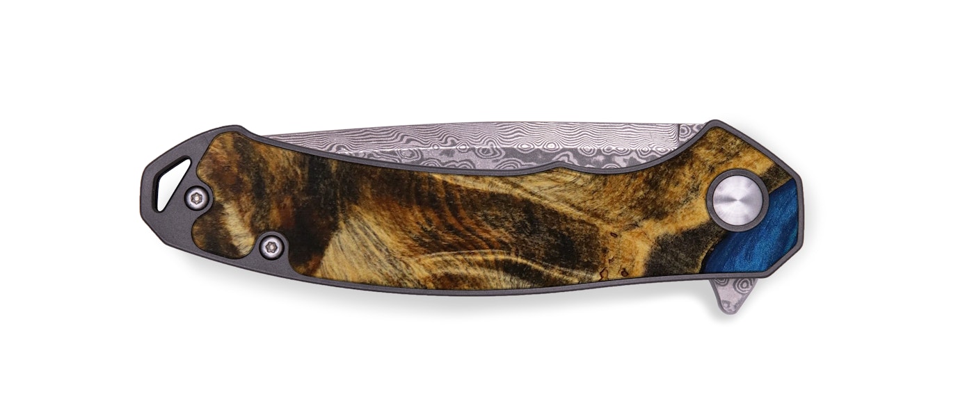  EDC Burl Wood Pocket Knife - Shara (Buckeye Burl, 614623)