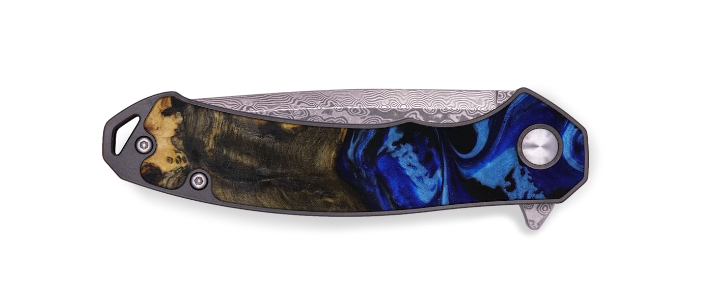  EDC Wood+Resin Pocket Knife - Flynn (Artist Pick, 614910)