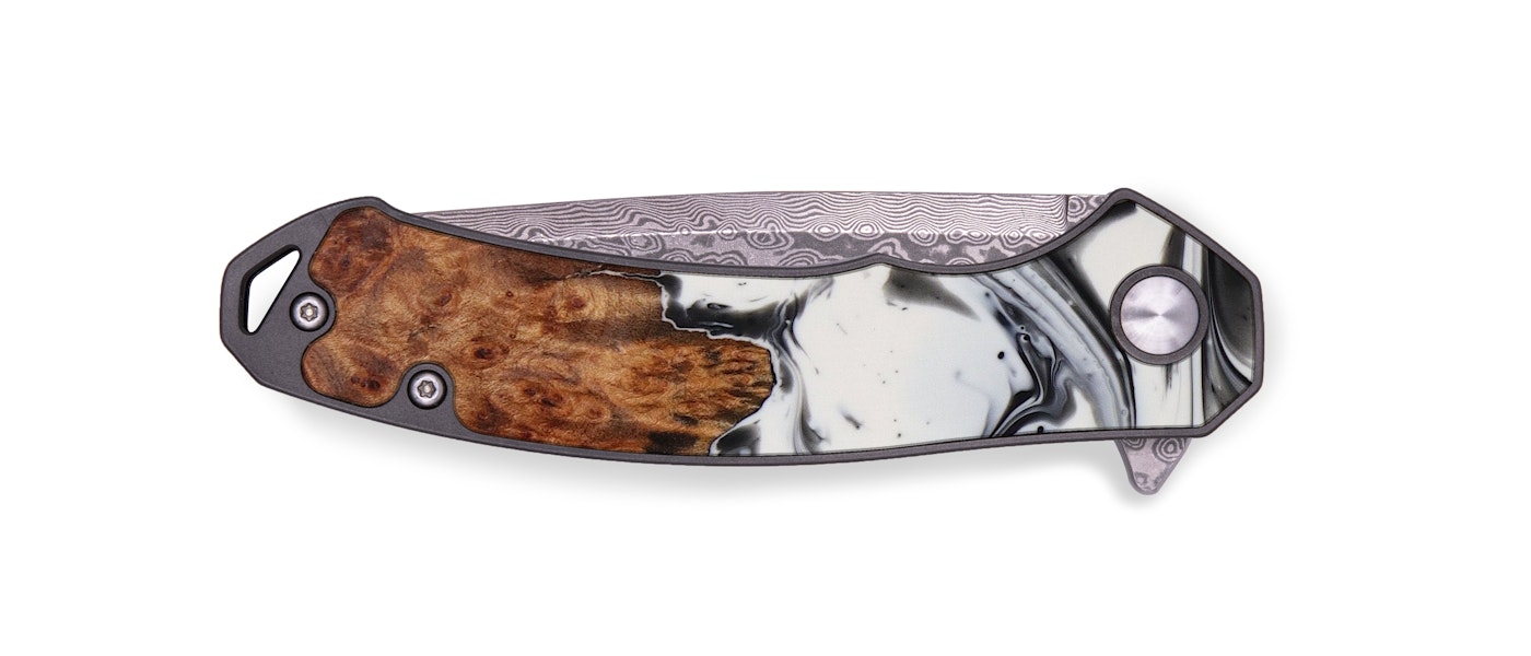  EDC Wood+Resin Pocket Knife - Luisa (Artist Pick, 614916)