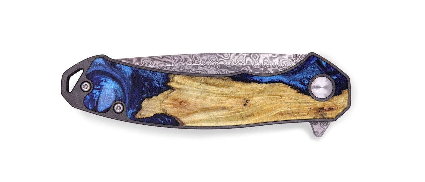  EDC Wood+Resin Pocket Knife - Terrence (Artist Pick, 617219)