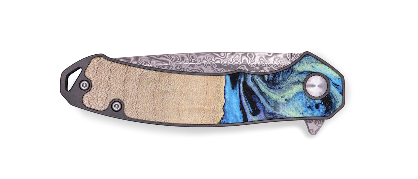  EDC Wood+Resin Pocket Knife - Coby (Aurora, 617476)