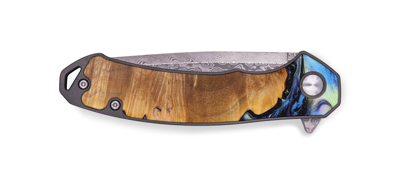  EDC Wood+Resin Pocket Knife - Jaxton (Aurora, 617479)