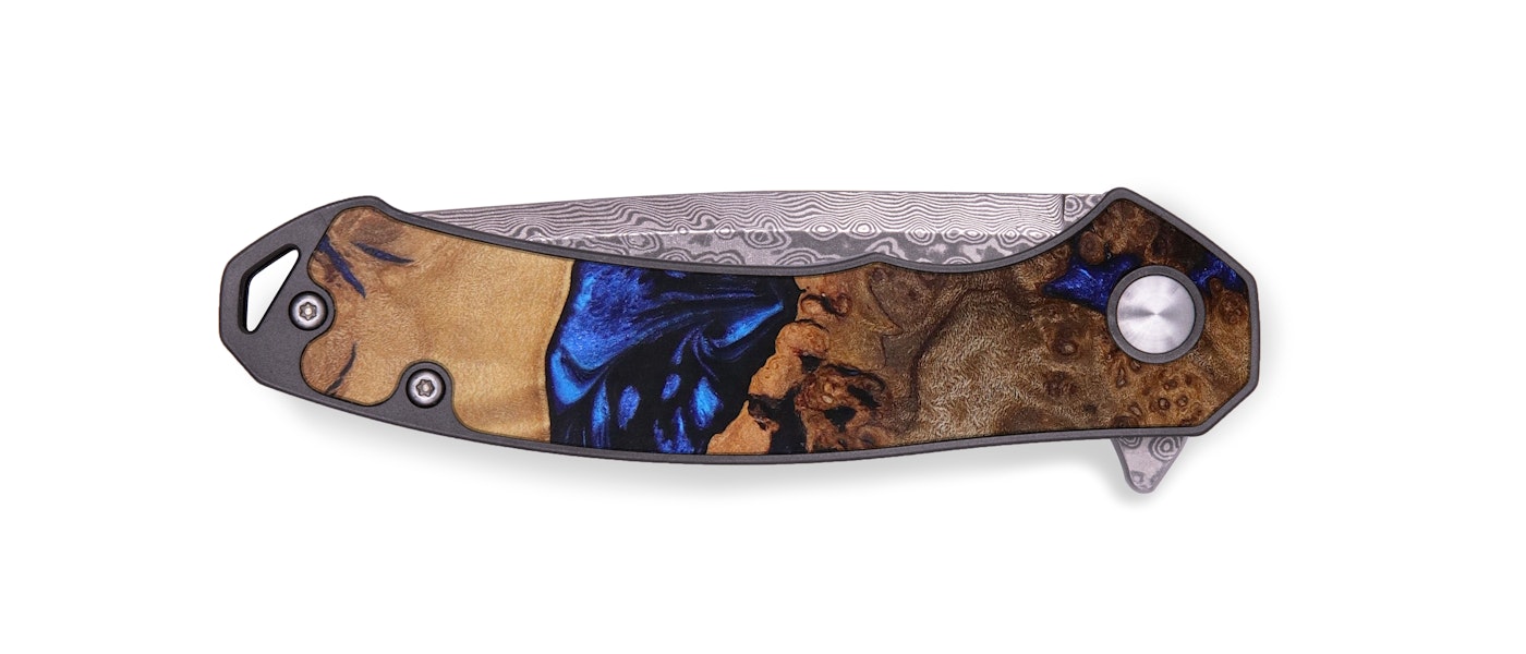  EDC Wood+Resin Pocket Knife - Campbell (Artist Pick, 617938)