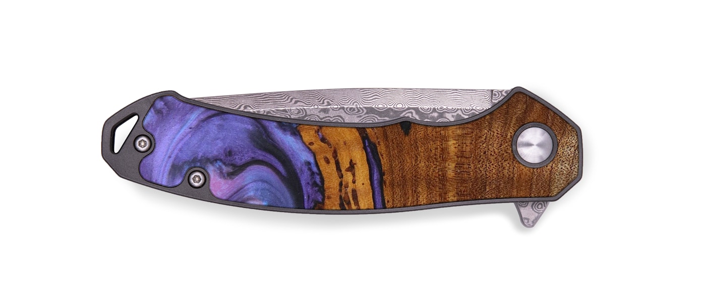 EDC Wood+Resin Pocket Knife - Lakisha (Artist Pick, 617939)