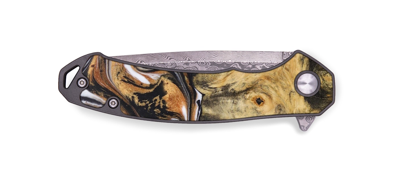 EDC Wood+Resin Pocket Knife - Kyndall (Artist Pick, 617955)