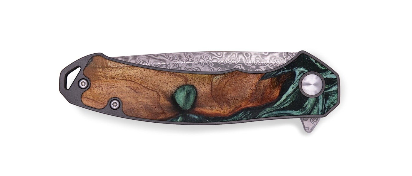 EDC Wood+Resin Pocket Knife - Kynlee (Artist Pick, 618165)