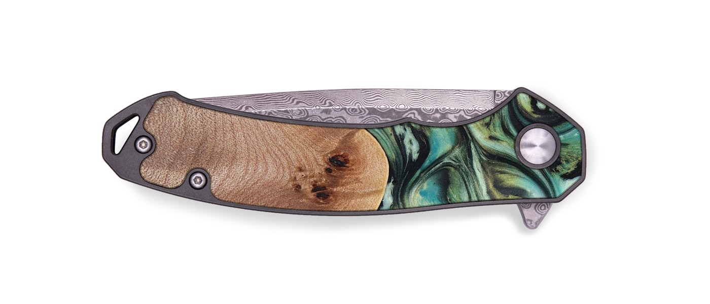  EDC Wood+Resin Pocket Knife - Bart (Artist Pick, 621594)