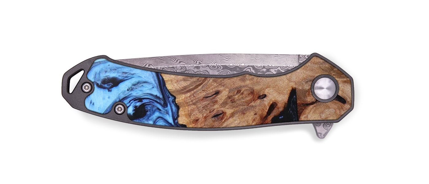  EDC Wood+Resin Pocket Knife - Theo (Artist Pick, 621595)