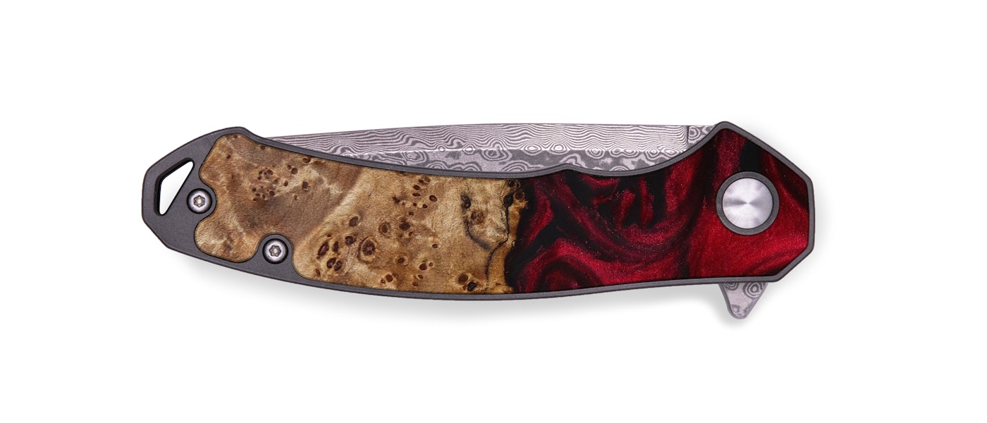 EDC Wood+Resin Pocket Knife - Blaine (Artist Pick, 621598)