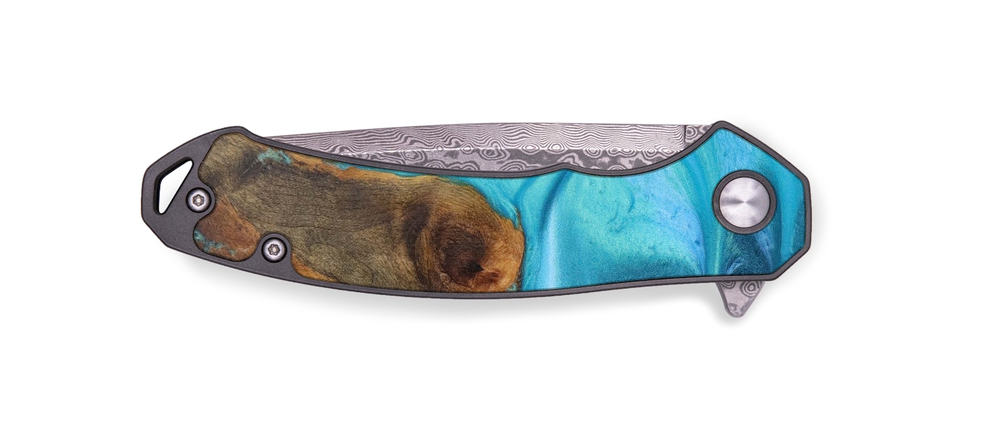  EDC Wood+Resin Pocket Knife - Wilda (Artist Pick, 621608)