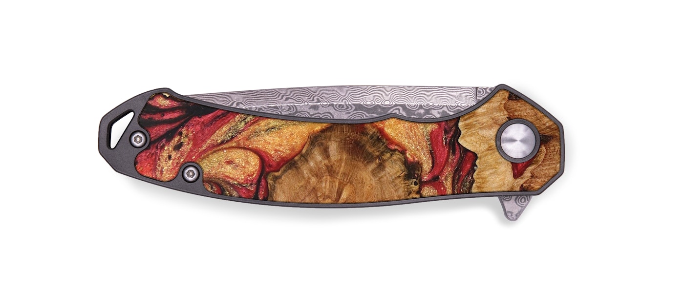  EDC Wood+Resin Pocket Knife - Jeri (Artist Pick, 631291)